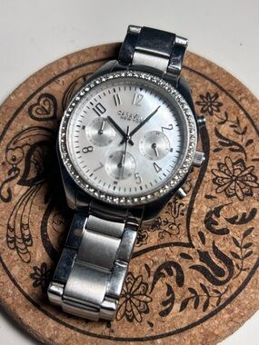 Caravelle New York Women's Stainless Steel Chronograph Watch (Model 43L159)